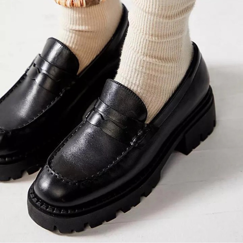 Free people Lyra Lug Sole Loafers